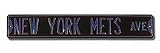 Steel Street Sign: &acute; NEW YORK METS AVE &acute; - B0001LSIRK