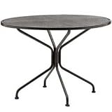 Mesh Top Dining Tables - 48 Round - Wrought Iron Patio Furniture
