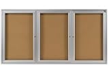 Bulletin Board Three Door
