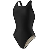 Speedo Women's Aquatic Xtra Life Lycra Solid Contemporary Long Ultraback Swimsuit, Black, 12 Long