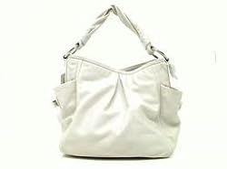 Coach Leather Parker Hobo Shoulder Bag Purse 13412 White