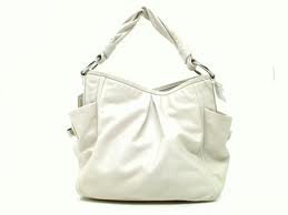 Coach Leather Parker Hobo Shoulder Bag Purse 13412 White
