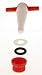 821001-0002 - PTFE Plug-Style Stopcock for O-Ring Size 109 - PTFE Plug-Style Stopcocks, Kimble Chase - Each