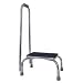 Footstool w/ Support Handle - Foot Stool with Handrail, Foot Stool with Support, Foot Stool, Foot Step Stool, Foot Rest Stool, Medical Foot Stools, Bed Foot Stool, Metal Foot Stool