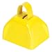 Yellow Metal Cow Bell