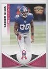 Hakeem Nicks PGG/250 #/250 New York Jets (Football Card) 2011 Breast Cancer Awareness #83 at Amazon.com