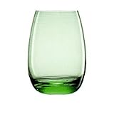 Luigi Bormioli Michelangelo Color Palette 15-1/2-Ounce Green Beverage Glass, Set of 4