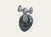 Delta Graves Double Robe Hook, Stainless #78035-SS
