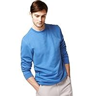 Crew Neck Plain Sweat Top
