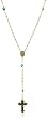 The Vatican Library Collection Green Limited Edition Gold-Tone Rosary