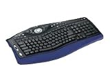 GENIUS ErgoMedia 700 USB schlanke ergonomische Multimediatastatur ScrollRad Kopfhoerer und Mikrophonanschluss 36 Sondertasten