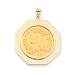 14k 1 oz Mounted Panda Coin in Coin Bezel Pendant