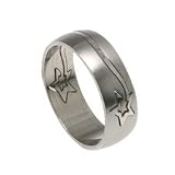 316L Stainless Steel Ring Laser-cut ring. Width: 7mm