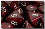 Chessex Speckled Silver Volcano 7 piece dice set