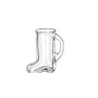 Libbey 97038 1.5 Ounce Plain Boot Shot Glass (97038LIB) Category: Shot Glasses