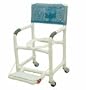 PVC Shower Commode w/ Folding Footrest