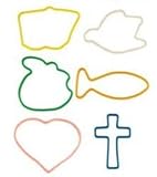 Bandzmania 24pk Religious Shapes bands