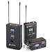 Azden 320 UPR Dual Channel Wireless Microphone System with One 30BT Bodypack Transmitter, EX503L Lavalier Microphone and 30XT Plug-in Transmitter
