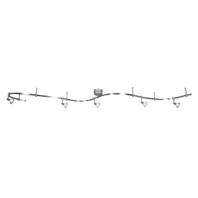 Eurofase KIT-FX5M-04 Flextrack 5-Light 20W Mesh Track Kit, Platinum by Eurofase