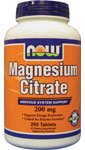 Now Foods Magnesium Citrate 200mg,  250 Tablets