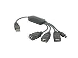 IMAGE OF Cables To Go USB 2.0 4-Port Cable Hub Ideal For Connecting Your Digital Cameras Camcorders