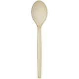 Eco-Products - Renewable Plant Starch Spoon - 7 inch Plastic Spoon - (Case of 1,000) EP-S003