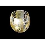Angel Wings Design - Hand Painted - 5 oz. Votive with candle by BELLISSIMO!