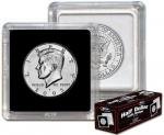 Bundle of 25 2x2 Coin Snap Holder Half Dollar (30.6mm)