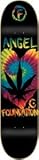 Foundation Angel Ramirez Tie Dye Heart Skateboard Deck - 8.5 x 31.75