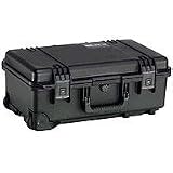 Pelican Storm iM2500 Case with Wheels, Watertight, Padlockable Case, No Foam or Divider Interior, Black