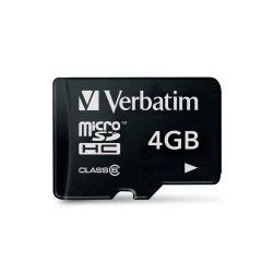Verbatim Micro Secure Digital High Capacity (SDHC) 4GB Speicherkarte (Class 6 T-Blister) Preisvergleich