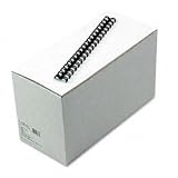 GBC(R) Plastic ZipBind™ Binding Spines, 3/8in., 60-Page Capacity, Black, Box Of 100