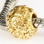 14ct gold EP 925 solid sterling silver bead charm for pandora charmlia troll beads charms j02