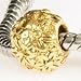 14ct gold EP 925 solid sterling silver bead charm for pandora charmlia troll beads charms j02