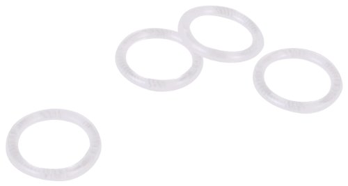 Clear Plastic Bra Strap Rings - 3/8