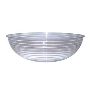 Camwear Bowl, Ribbed, Round, 12'' Dia., 5.8 Qt. Capacity, Polycarbonate, Dishwasher Safe, (12 Per (12 Pieces/Unit)