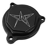 04-10 HONDA TRX450R: BLINGSTAR OIL FILTER COVER - ANODIZED BLACK (ANODIZED BLACK) by Bling Star
