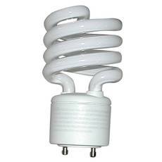 18-watt GU24 compact fluorescent bulbs