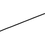 14K White Gold Brown Leather Cord - 7 inches