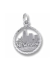 New York Skyline Charm