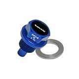 BLUE MAGNETIC OIL DRAIN PLUG HONDA ACURA MITSU MAZDA 