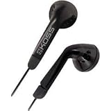 Lightweight Earbuds with Wind-Up Case - Black