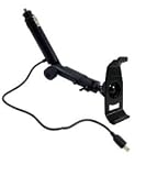 Car Lighter / Charger Combo Mount with Custom Cradle for Garmin Nuvi 285W 275T 270 265WT 260W 260 255W 255 250W 250 205W 205 200W 200 GPS