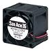 SANYO Denki 9GV3612J301 DC Fan Sq36x28mm 12VDC 9W, 19krpm 19.4CFM 58.5dB, Tach, 3 Wire, Plastic F/B