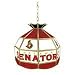 Trademark NHL Ottawa Senators Stained Glass Tiffany Lamp - 16 inch diameter