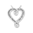 Creative Ventures A Mother Understands Engraved Heart Pendant with Chain