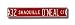 Miami Heat Shaquille O'Neal Court Street Sign