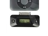 U-Bop FM-tune Transmitter with Integrated , Blue LCD Screen , Black for Apple iPhone 4gb, 8gb, 16gb, iPhone 3G, Ipod Touch, iPod Nano, IPod Classic