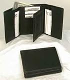 Japanese Drum Dyed Leather Super Trifold Wallet /w Wing