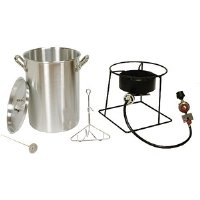 King Kooker 1268 26-Quart Outdoor Propane Turkey Fryer with Timer